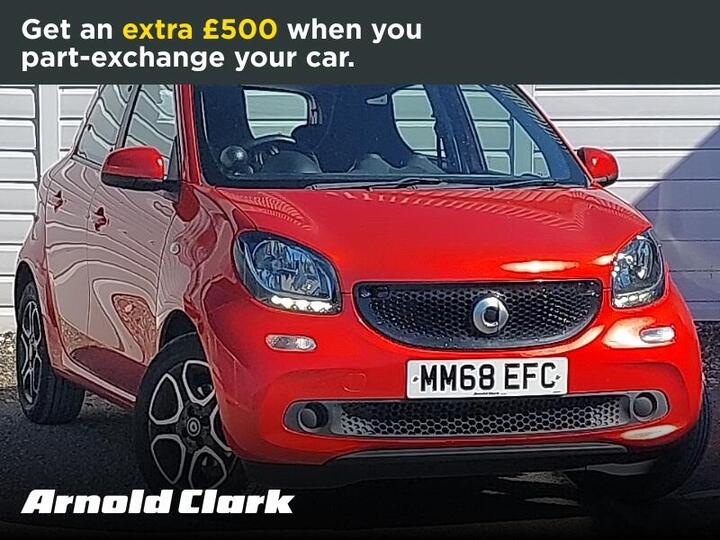 Smart Forfour 1.0 Prime (Premium) Twinamic Euro 6 (s/s) 5dr