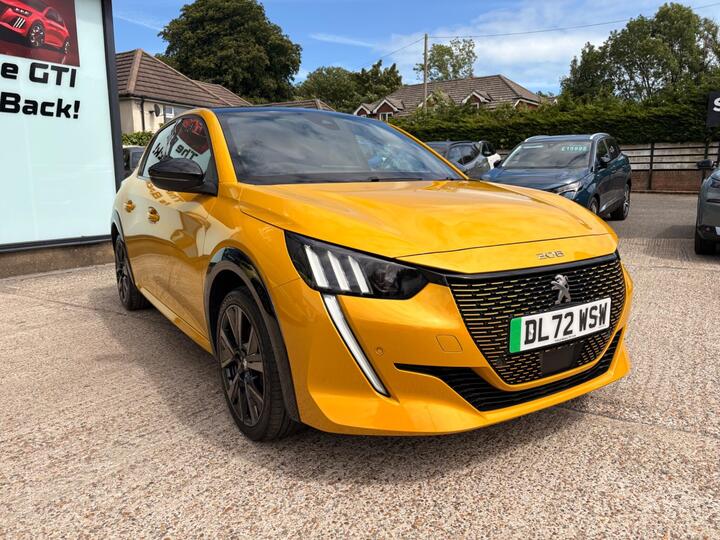 Peugeot E-208 50kWh GT Auto 5dr (7kW Charger) Peugeot E-208 50kWh GT Auto 5dr (7kW Charger)