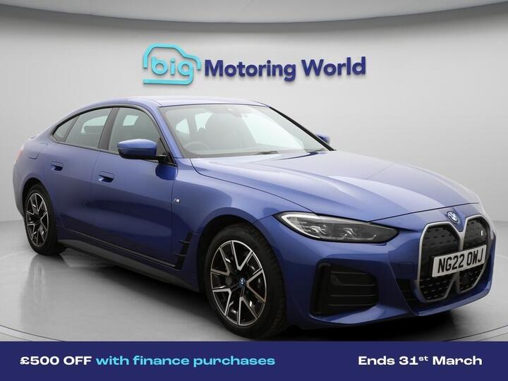BMW I4 40 83.9kWh M Sport Gran Coupe Auto EDrive 5dr