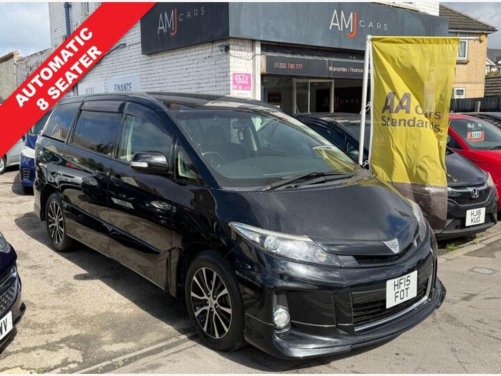Toyota ESTIMA 2.4 AERAS Automatic Petrol 8 Seater MPV Black 5dr AUTOMATIC MPV/ NEW MOT/ SERVICE Toyota ESTIMA 2.4 AERAS Automatic Petrol 8 Seater MPV Black 5dr AUTOMATIC MPV/ NEW MOT/ SERVICE