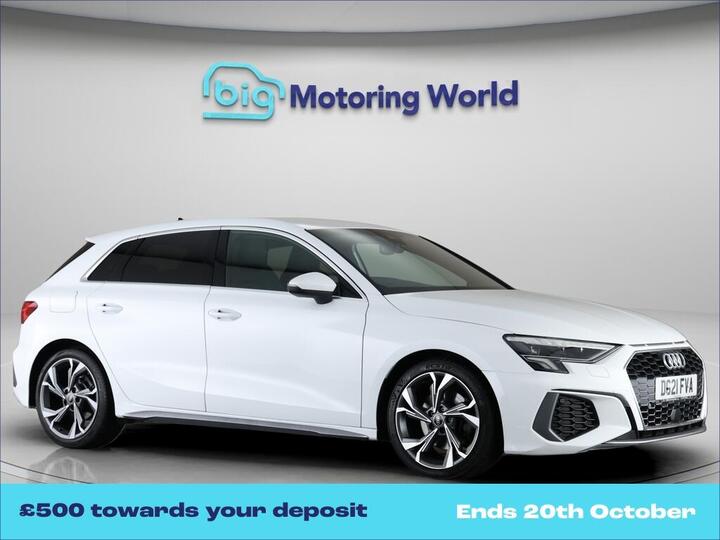 Audi A3 1.0 TFSI 30 S Line Sportback S Tronic Euro 6 (s/s) 5dr