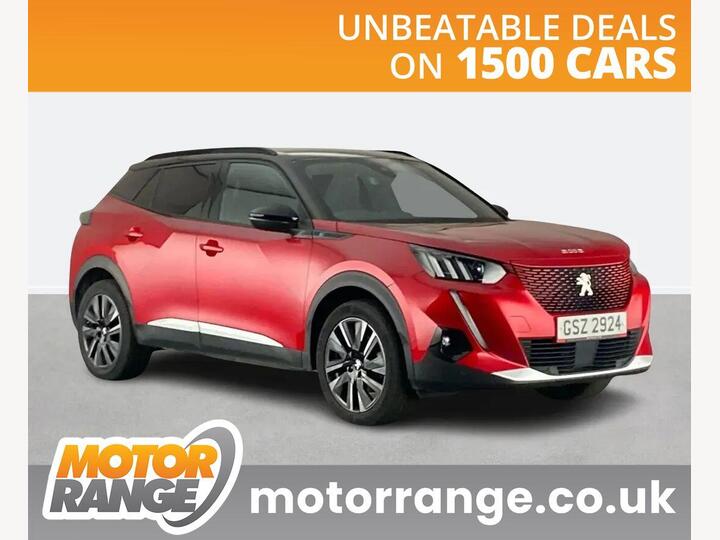 Peugeot 2008 50kWh GT Premium Auto 5dr (7kW Charger) Peugeot 2008 50kWh GT Premium Auto 5dr (7kW Charger)