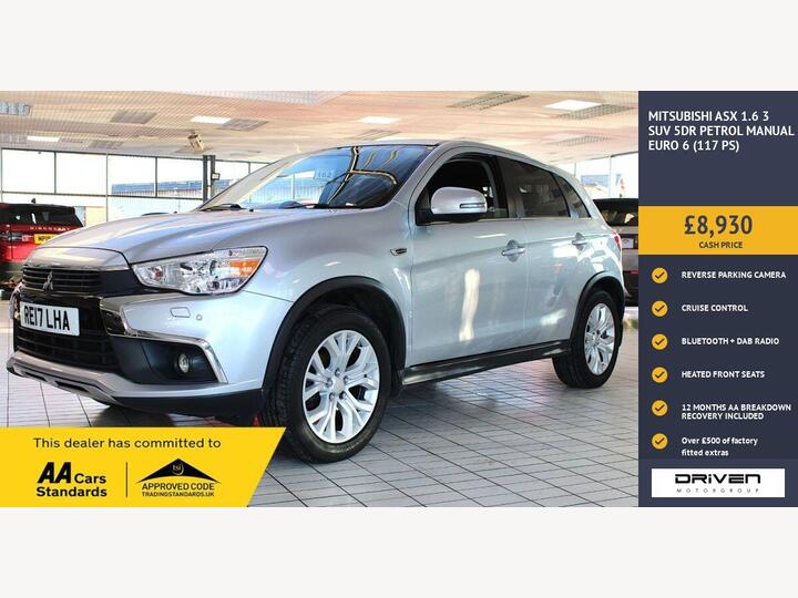 Mitsubishi ASX 1.6 3 Euro 6 5dr