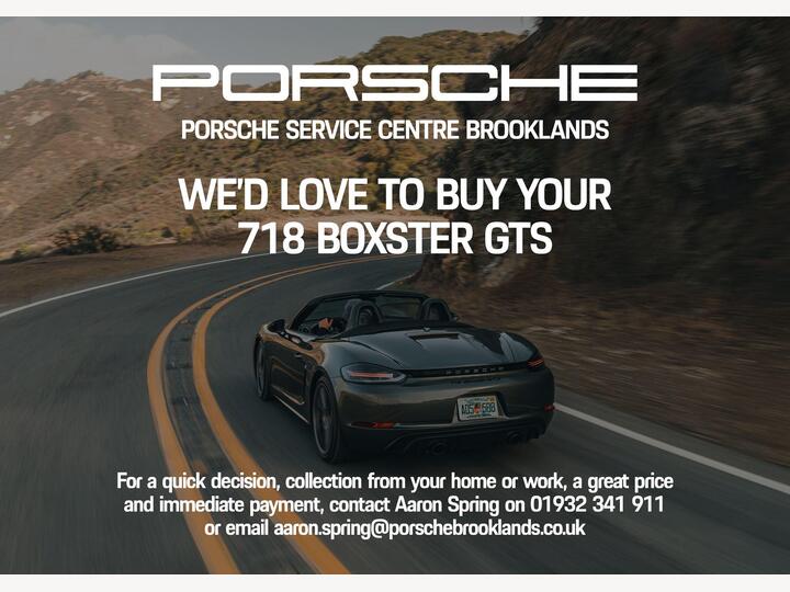 Porsche 718 Boxster 2.5T GTS PDK Euro 6 (s/s) 2dr