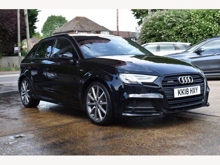 Audi A3 2.0 TFSI Black Edition Sportback S Tronic Quattro Euro 6 (s/s) 5dr