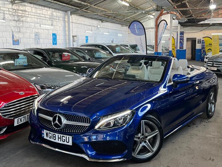 Mercedes-Benz C Class 2.1 C220d AMG Line Cabriolet G-Tronic+ Euro 6 (s/s) 2dr