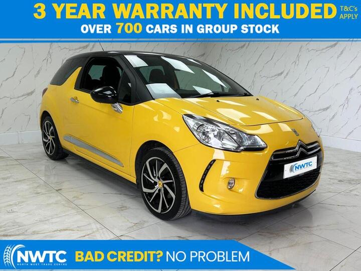 DS AUTOMOBILES DS 3 1.2 PureTech DStyle Nav EAT6 Euro 6 (s/s) 3dr DS AUTOMOBILES DS 3 1.2 PureTech DStyle Nav EAT6 Euro 6 (s/s) 3dr