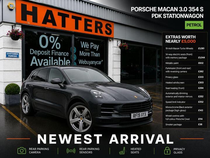 Porsche MACAN 3.0T V6 S PDK 4WD Euro 6 (s/s) 5dr