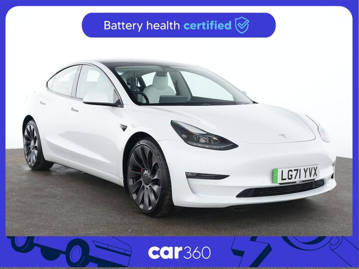 Tesla Model 3 (Dual Motor) Performance Auto 4WDE 4dr (Performance Upgrade)