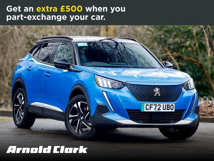 Peugeot E-2008 50kWh GT Auto 5dr (7kW Charger)