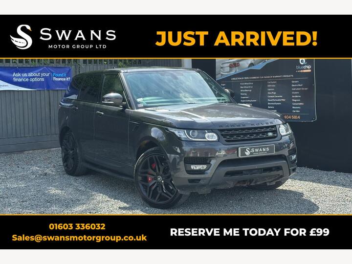 Land Rover RANGE ROVER SPORT 3.0 SD V6 HSE Dynamic Auto 4WD Euro 6 (s/s) 5dr