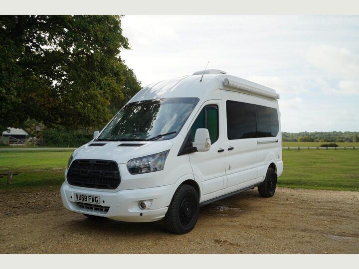 Ford Transit 350 L3 H3 P/V DRW FSH New Brakes Off Grid Solar Cassette Toilet Air Con +++