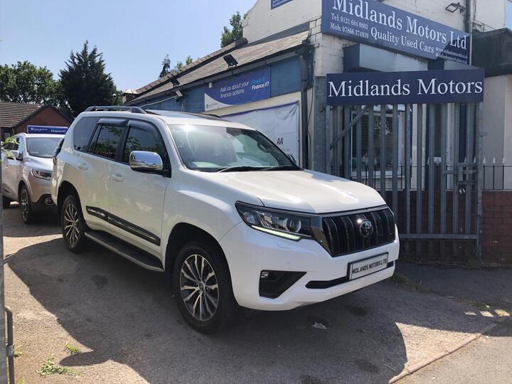 Toyota Land Cruiser 2.8D Invincible Auto 4WD Euro 6 (s/s) 5dr (7 Seat)