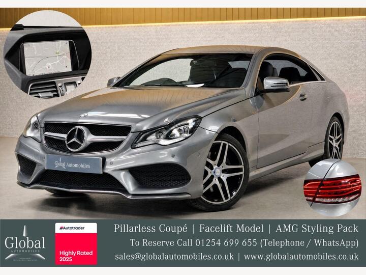 Mercedes-Benz E-CLASS 2.1 E250 CDI AMG Sport G-Tronic+ Euro 5 (s/s) 2dr