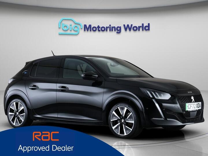 Peugeot E-208 50kWh GT Auto 5dr (11kW Charger)