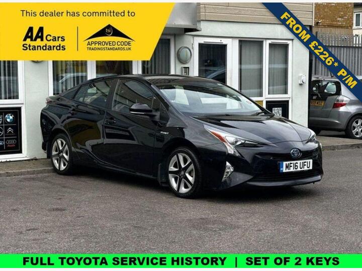 Toyota PRIUS 1.8 VVT-h Business Edition Plus CVT Euro 6 (s/s) 5dr (15in Alloy)