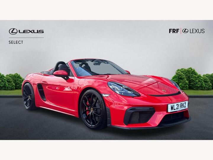 Porsche 718 Spyder 4.0 Spyder PDK Euro 6 (s/s) 2dr Porsche 718 Spyder 4.0 Spyder PDK Euro 6 (s/s) 2dr