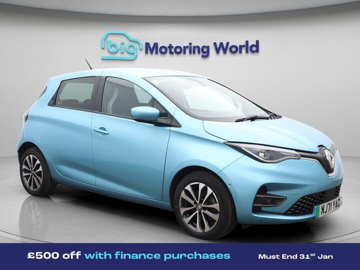 Renault Zoe R135 EV50 52kWh GT Line Auto 5dr (Rapid Charge)