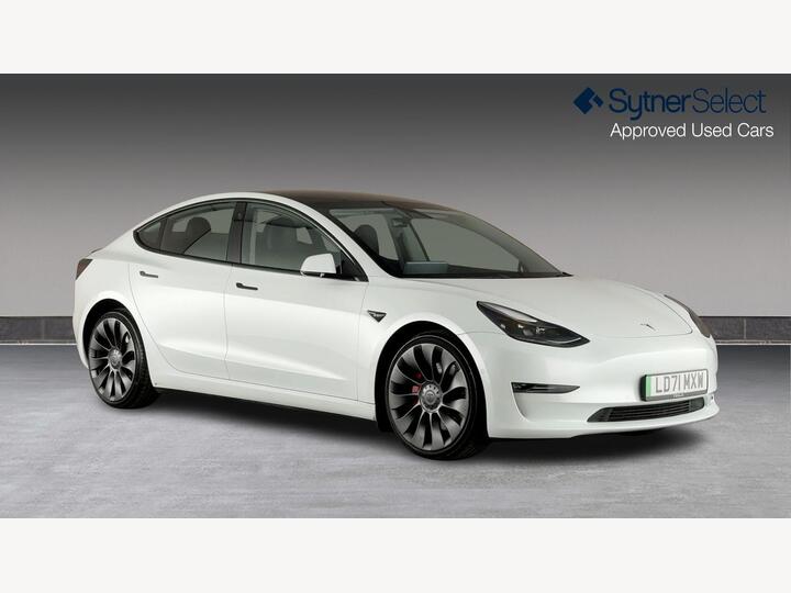 Tesla MODEL 3 (Dual Motor) Performance Auto 4WDE 4dr (Performance Upgrade)