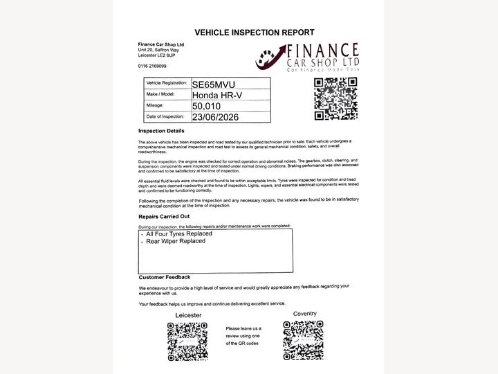 Honda HR-V 1.6 I-DTEC EX Euro 6 (s/s) 5dr