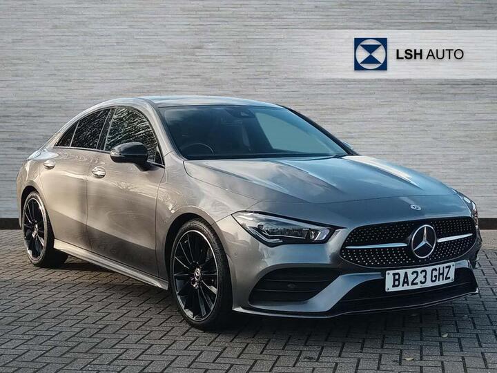 Mercedes-Benz CLA Class 1.3 CLA180 AMG Line Night Edition (Premium Plus) Coupe 7G-DCT Euro 6 (s/s) 4dr Mercedes-Benz CLA Class 1.3 CLA180 AMG Line Night Edition (Premium Plus) Coupe 7G-DCT Euro 6 (s/s) 4dr