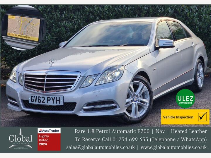 Mercedes-Benz E-CLASS 1.8 E200 CGI BlueEfficiency Avantgarde G-Tronic+ Euro 5 (s/s) 4dr