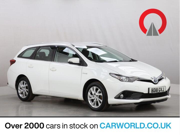 Toyota AURIS 1.8 VVT-h Icon Tech Touring Sports CVT Euro 6 (s/s) 5dr Toyota AURIS 1.8 VVT-h Icon Tech Touring Sports CVT Euro 6 (s/s) 5dr