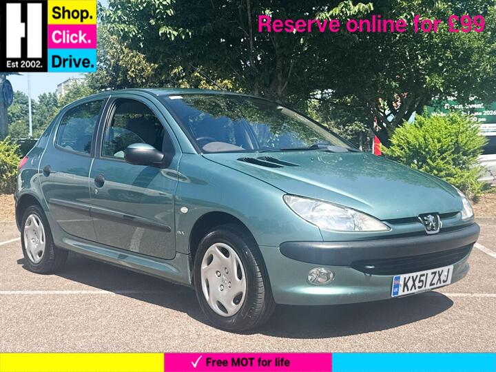 Peugeot 206 1.6 GLX 5dr (a/c) Peugeot 206 1.6 GLX 5dr (a/c)