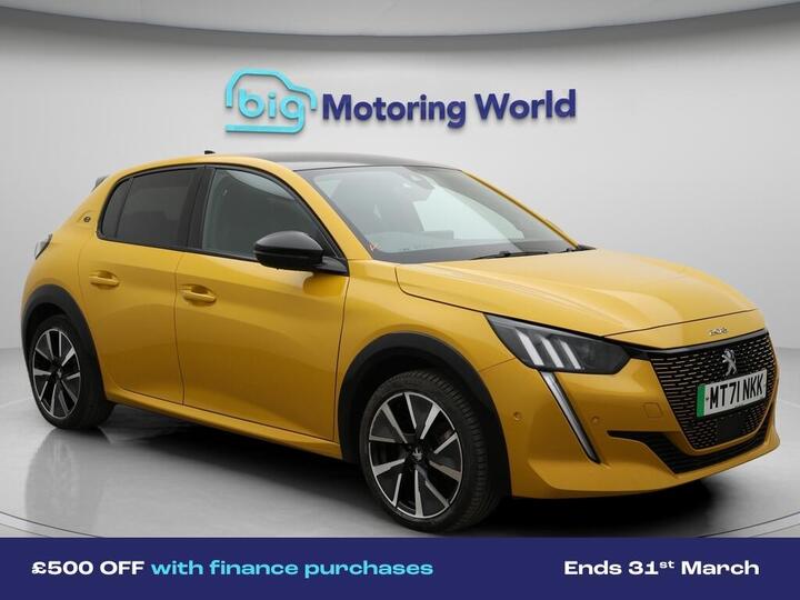 Peugeot E-208 50kWh GT Auto 5dr