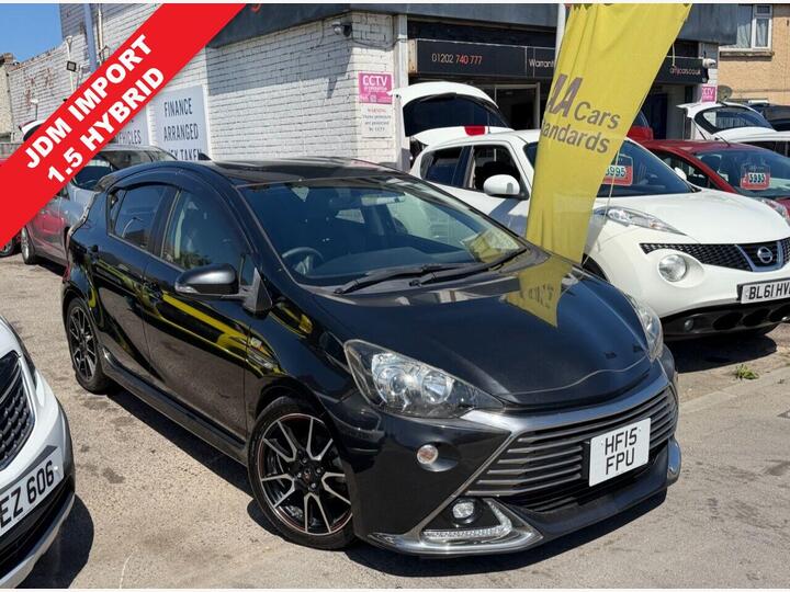 Toyota AQUA 1.5 Gs Sport Edition Automatic Hybrid Petrol Black 5dr Gs SPORT EDITION