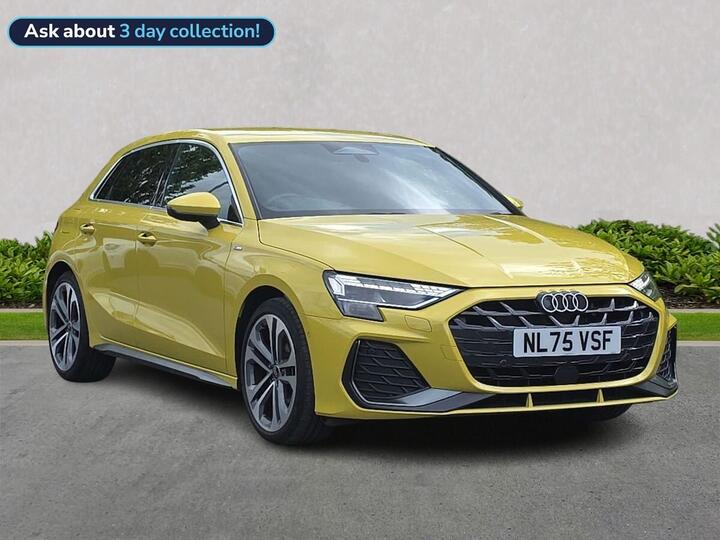 Audi A3 1.5 TFSI 35 S Line Sportback S Tronic Euro 6 (s/s) 5dr