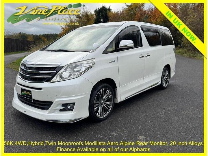 Toyota ALPHARD 2.4 X Hybrid 4WD, Modilista Aero, Twin Moonroof, 7 Seats, Auto + FINANCE AT