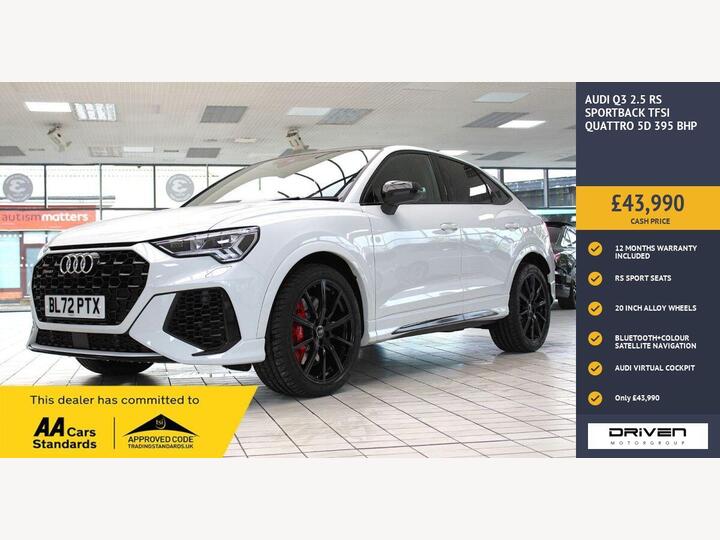 Audi Q3 2.5 TFSI Sportback S Tronic Quattro Euro 6 (s/s) 5dr