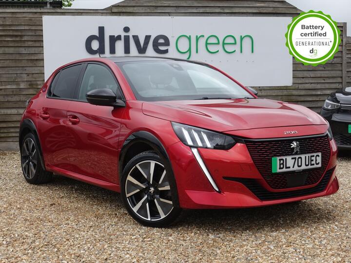 Peugeot E-208 50kWh GT Line Auto 5dr Peugeot E-208 50kWh GT Line Auto 5dr
