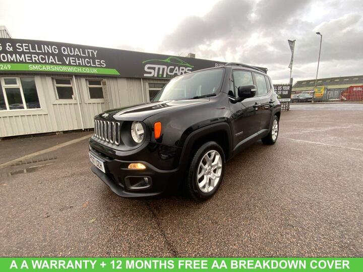 Jeep RENEGADE 1.4T MultiAirII Longitude Euro 6 (s/s) 5dr Jeep RENEGADE 1.4T MultiAirII Longitude Euro 6 (s/s) 5dr