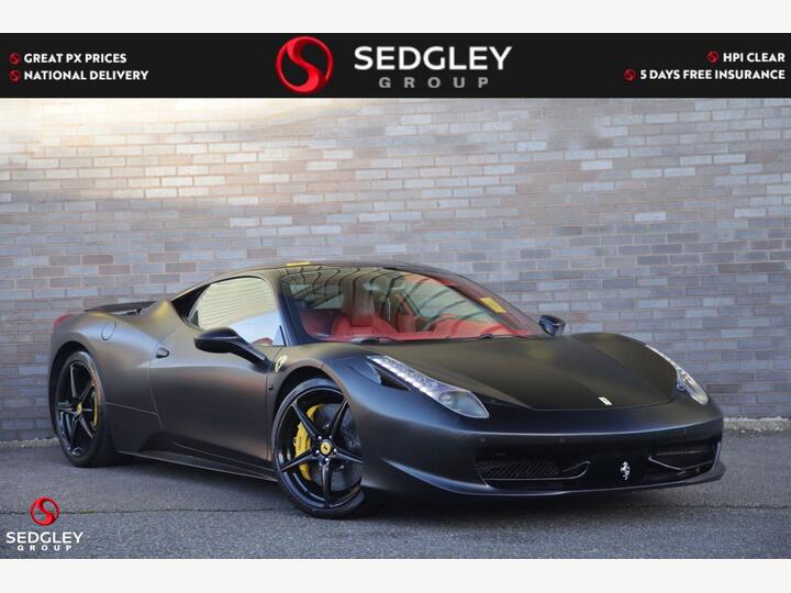 Ferrari 458 4.5 Italia F1 DCT Euro 5 2dr Ferrari 458 4.5 Italia F1 DCT Euro 5 2dr