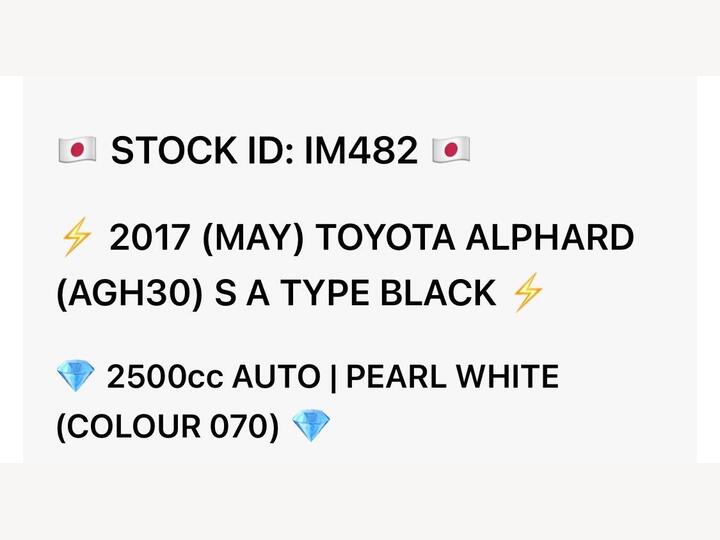 Toyota Alphard 2.5 S A Type Black-Modelista Styling