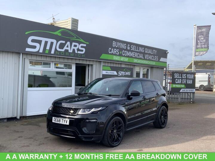 Land Rover RANGE ROVER EVOQUE 2.0 TD4 HSE Dynamic Auto 4WD Euro 6 (s/s) 5dr