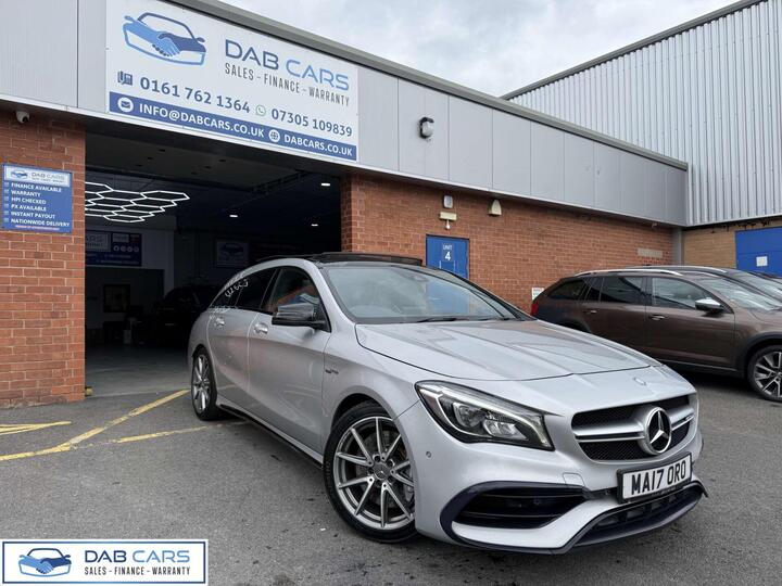 Mercedes-Benz CLA 2.0 CLA45 AMG Shooting Brake SpdS DCT 4MATIC Euro 6 (s/s) 5dr Mercedes-Benz CLA 2.0 CLA45 AMG Shooting Brake SpdS DCT 4MATIC Euro 6 (s/s) 5dr