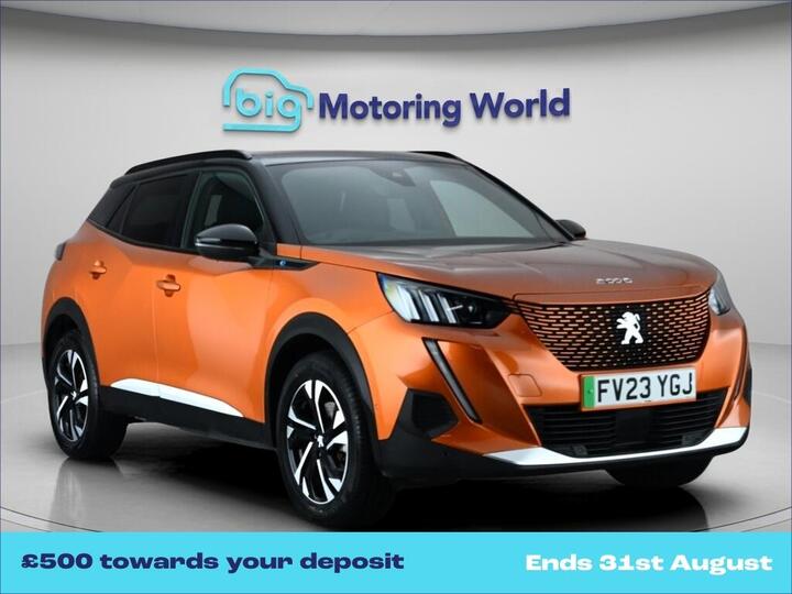 Peugeot E-2008 50kWh GT Auto 5dr (7kW Charger)