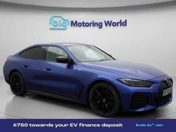 BMW I4 M50 83.9kWh Gran Coupe Auto 4WD 5dr