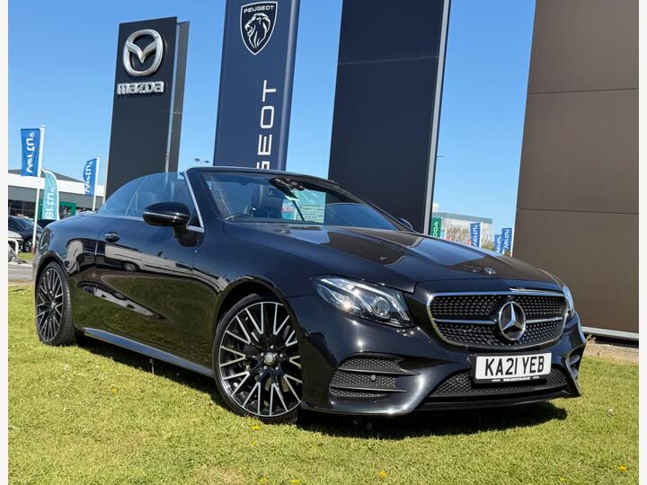 Mercedes-Benz E Class 2.0 E300dh MHEV AMG Line (Premium) Cabriolet G-Tronic+ 4MATIC Euro 6 (s/s) 2dr Mercedes-Benz E Class 2.0 E300dh MHEV AMG Line (Premium) Cabriolet G-Tronic+ 4MATIC Euro 6 (s/s) 2dr