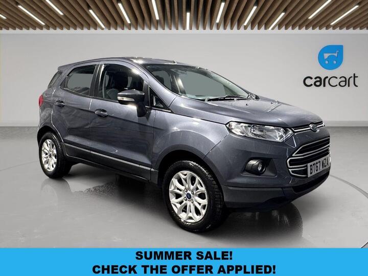 Ford ECOSPORT 1.0T EcoBoost Zetec Euro 6 (s/s) 5dr