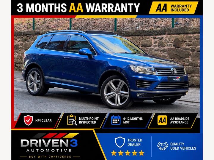 Volkswagen Touareg 3.0 TDI V6 BlueMotion Tech R-Line Tiptronic 4WD Euro 6 (s/s) 5dr