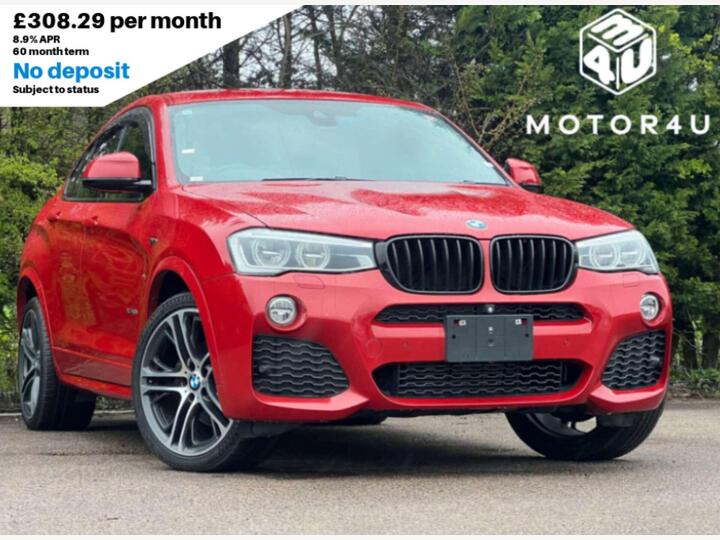 BMW X4 2.0 28i M Sport SUV 5dr Petrol Auto XDrive Euro 6 (s/s)