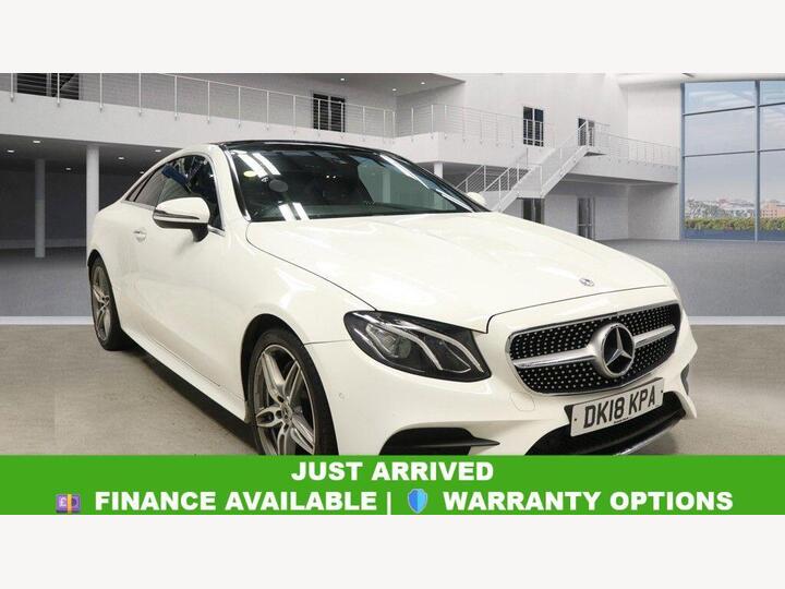 Mercedes-Benz E-CLASS 2.0 E220d AMG Line (Premium) G-Tronic+ Euro 6 (s/s) 2dr Mercedes-Benz E-CLASS 2.0 E220d AMG Line (Premium) G-Tronic+ Euro 6 (s/s) 2dr