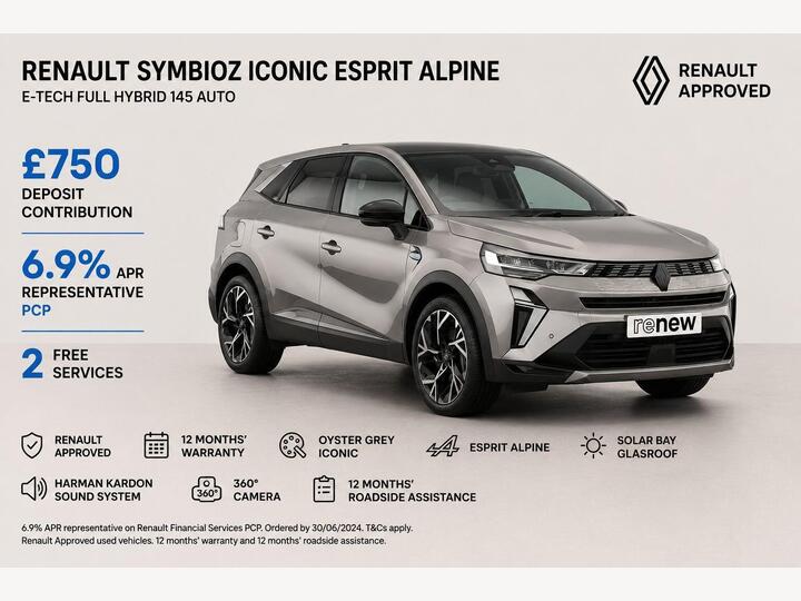 Renault Symbioz 1.6 E-TECH Iconic Esprit Alpine Auto Euro 6 (s/s) 5dr