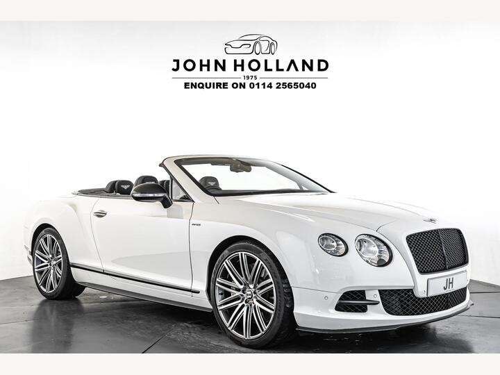Bentley Continental 6.0 W12 GTC Speed Auto 4WD Euro 5 2dr Bentley Continental 6.0 W12 GTC Speed Auto 4WD Euro 5 2dr