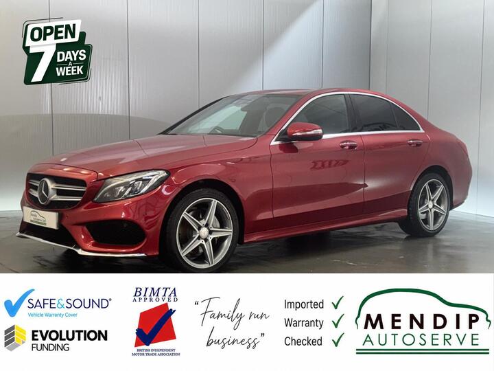 Mercedes-Benz C Class 2.0 C200 AMG Line (Premium Plus) 7G-Tronic+ Euro 6 (s/s) 4dr