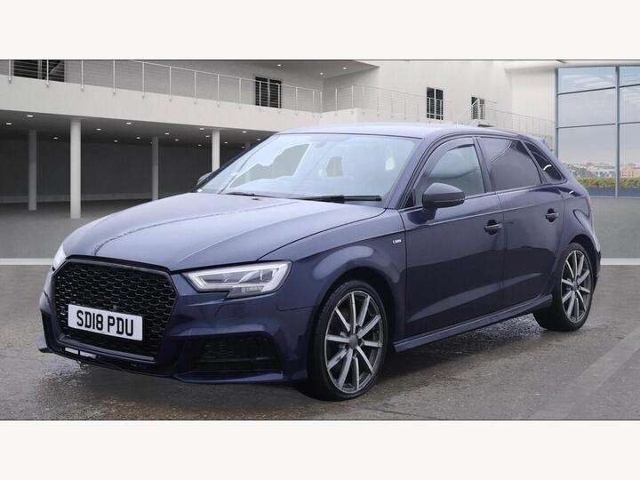 Audi A3 2.0 TFSI Black Edition Sportback S Tronic Quattro Euro 6 (s/s) 5dr